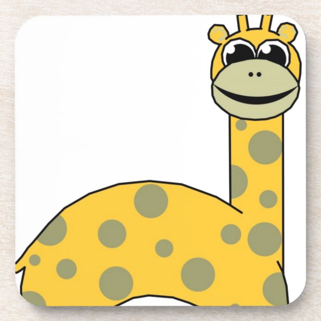 Giraffen Getränkeuntersetzer (Vorderseite)