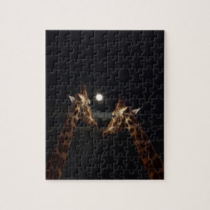 Giraffen_Im Mondlicht.