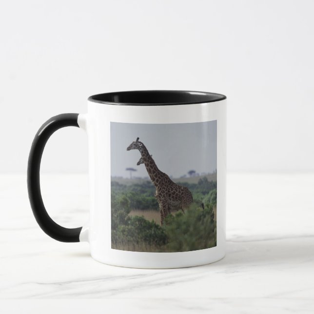 Giraffen in Afrika Tasse (Links)