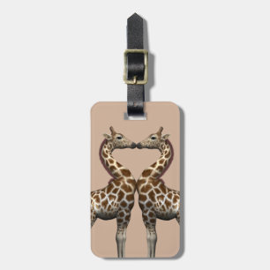 Giraffen in Liebe Gepäckanhänger