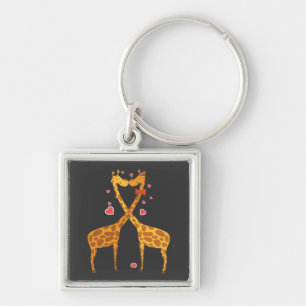 Giraffen in Liebe Schlüsselanhänger