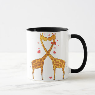 Giraffen in Liebe Tasse