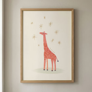 Giraffen-Kinderstube Kunstdruck Kinderzimmer-Dek Fotodruck