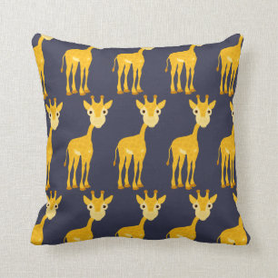 Giraffen-Kissen - illustrierter Druck Kissen