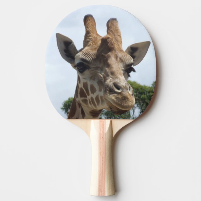 Giraffen-Klingeln Pong Paddel Tischtennis Schläger (Vorderseite)