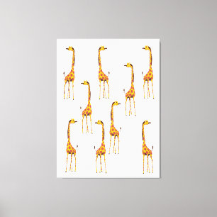 Giraffen Leinwanddruck