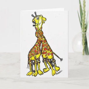 GIRAFFEN-LIEBE KARTE