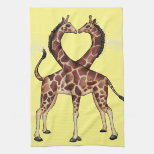 Giraffen-Liebeküchentuch Handtuch
