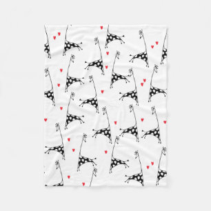 Giraffen-Liebhaber - Fleece-Decke Fleecedecke