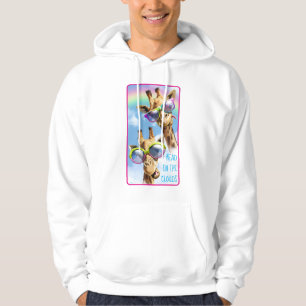 Giraffen mit Sonnenbrille Hoodie