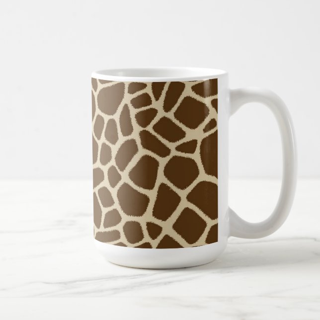 Giraffen-Muster-Kaffee-Tasse Kaffeetasse (Rechts)