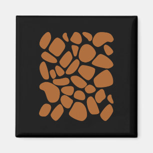 Giraffen-Muster-Trick oder Treat Dschungel Tier Magnet