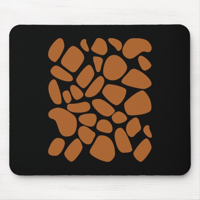 Giraffen-Muster-Trick oder Treat Dschungel Tier Mousepad (Vorne)