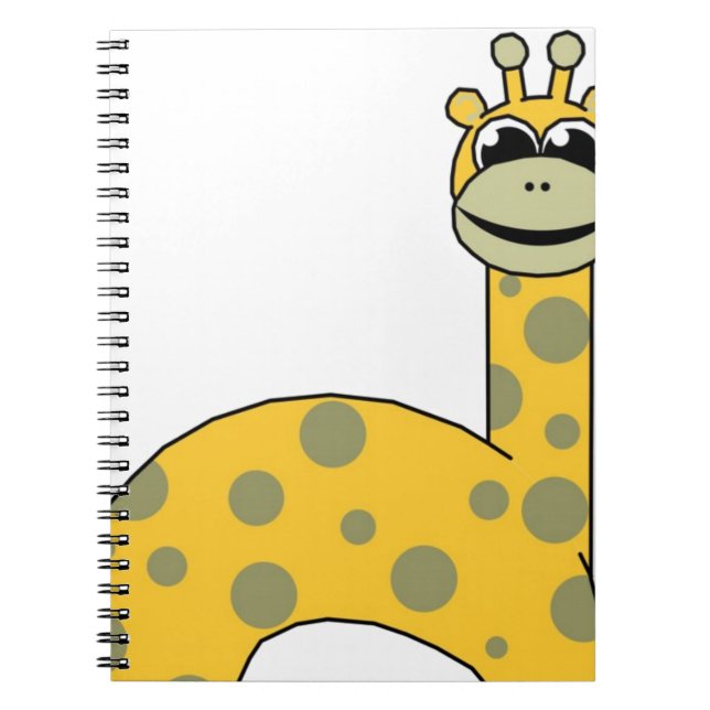 Giraffen Notizblock (Vorderseite)