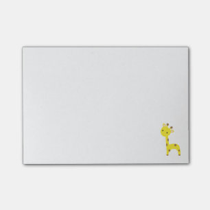 Giraffen-Post-Itanmerkungen Post-it Klebezettel