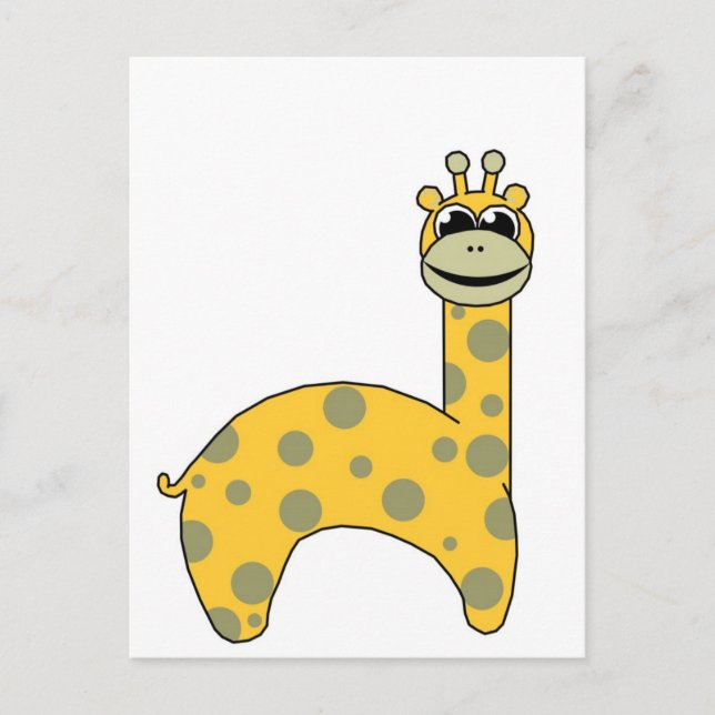 Giraffen Postkarte (Vorderseite)