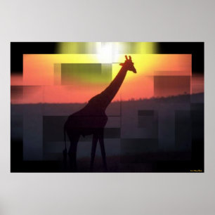 Giraffen Print Poster