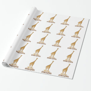 GIRAFFEN-SAFARI GESCHENKPAPIER