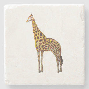 Giraffen-Safari-Malerei-Marmor-Stein-Untersetzer Steinuntersetzer