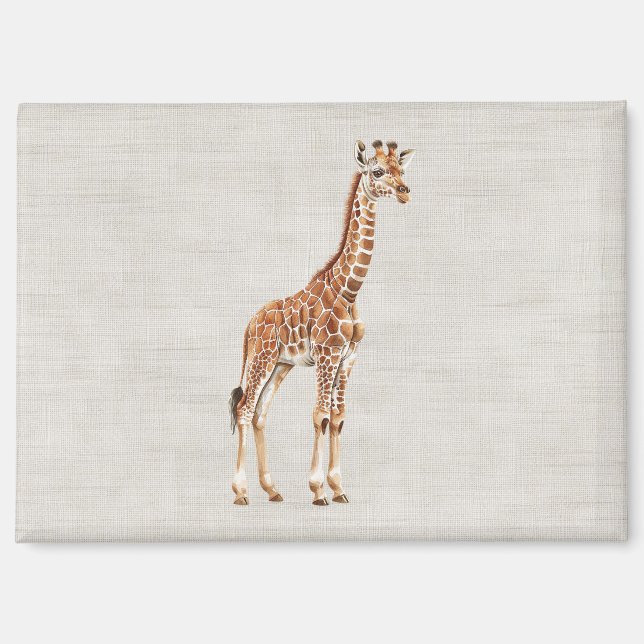Giraffen-Safari-Tier Magnet (Vorderseite)