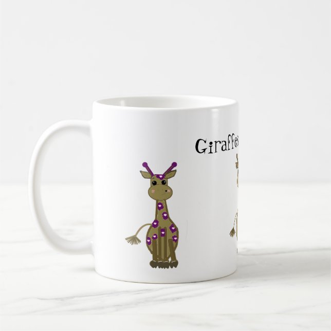 Giraffen sind Cool Kaffeetasse (Links)