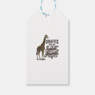 Giraffen sind mein spirituelles Tier, Vintage-Shir Geschenkanhänger