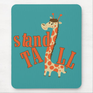 Giraffen-Stand hoch Mousepad
