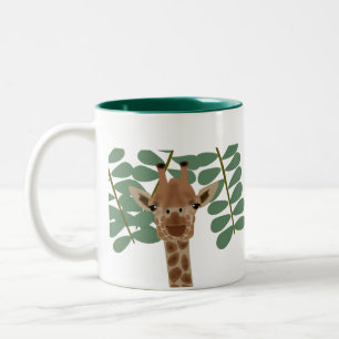 Giraffen-Tasse Zweifarbige Tasse