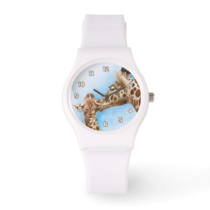 Giraffen-u. Kalb-Uhr Armbanduhr
