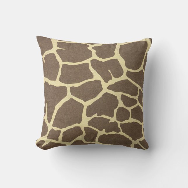 Giraffenausdruck Kissen (Vorderseite)