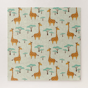 Giraffenbaumstruktur Vintage Muster.