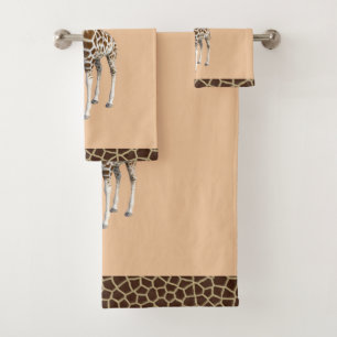 Giraffenhandtuch-Set Badhandtuch Set