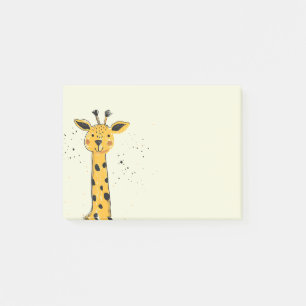 Giraffenkopfdekoration für niedlichen Cartoon Post-it Klebezettel