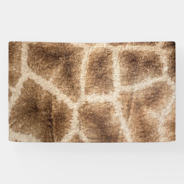 Giraffenmuster Banner (Horizontal)