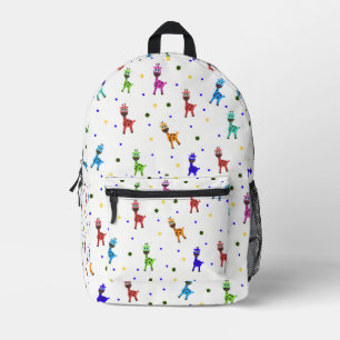Giraffenmuster Bedruckter Rucksack