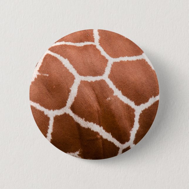 Giraffenmuster Button (Vorderseite)