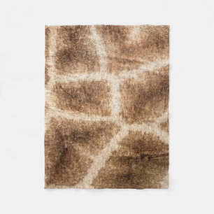 Giraffenmuster Fleecedecke