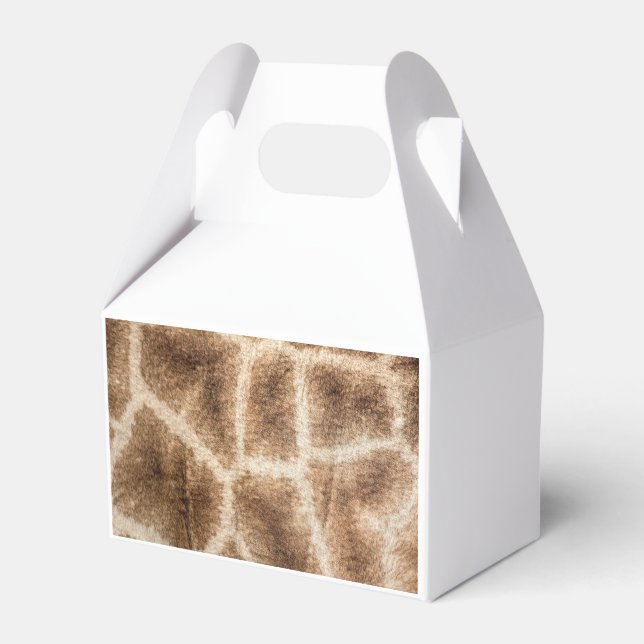 Giraffenmuster Geschenkschachtel (Rückseite)