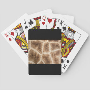 Giraffenmuster Spielkarten
