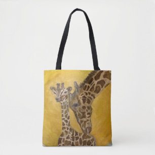 Giraffenmutter und -kind tasche