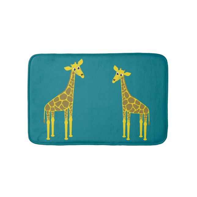 Giraffenpaar Badematte (Vorderseite)