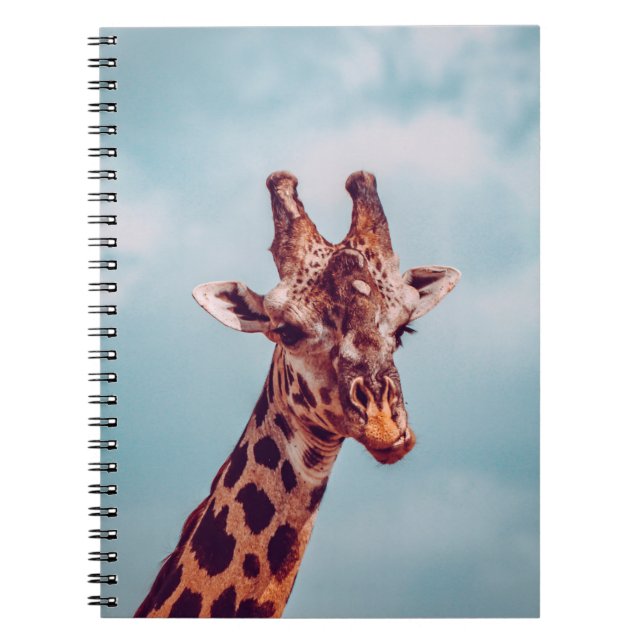 GIRAFFENPORTRAIT NOTIZBLOCK (Vorderseite)
