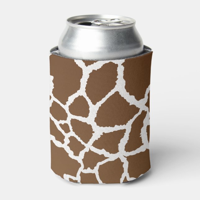 Giraffenprint Dosenkühler (Kanne Vorderseite)