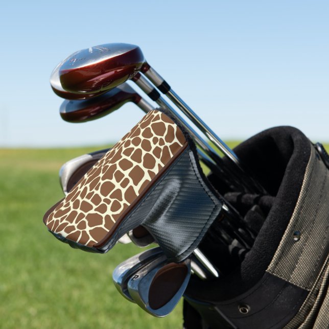Giraffenprint Golf Headcover (In Situ)