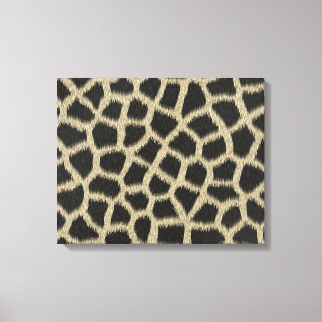 Giraffenprint Leinwanddruck (Vorderseite)