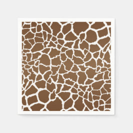 Giraffenprint Serviette