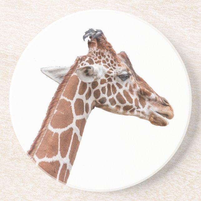 Giraffenprofil Untersetzer (Vorne)