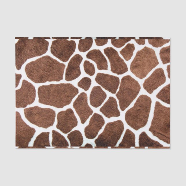 Giraffenstellen Seidenpapier (Vorderseite)