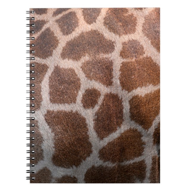 Giraffenstruktur Notizblock (Vorderseite)