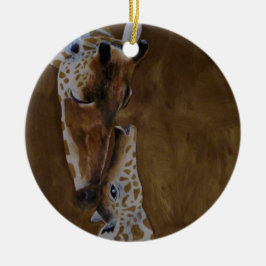 Giraffenverzierung Keramikornament